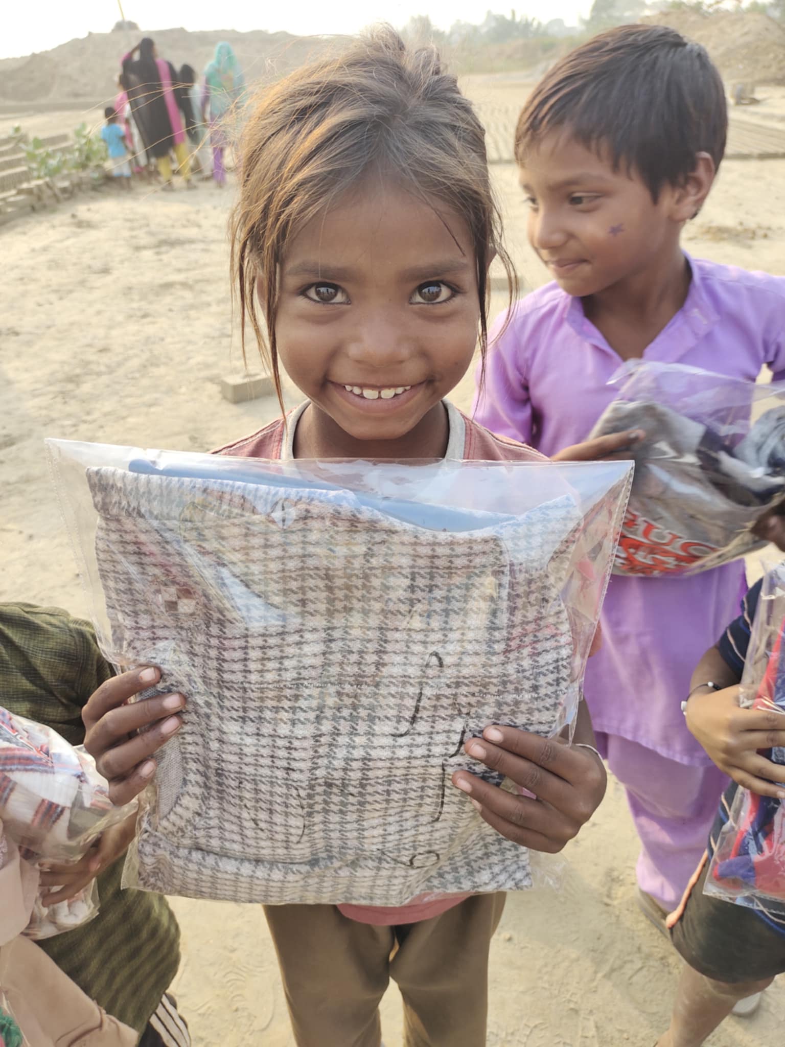 Girl smiling